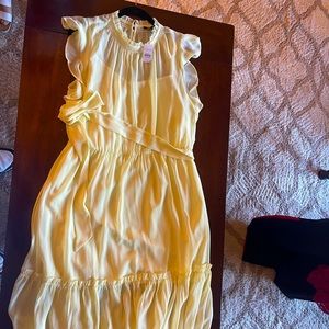 Anne Taylor Factory Yellow Dress
